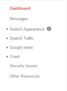 عکس داشبورد گوگل - لینک های غیر واقعی