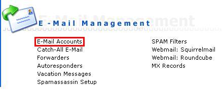 ایجاد اکانت ایمیل در دایرکت ادمین