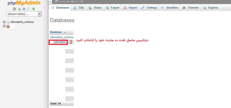 choose db- قرار دادن پسورد روی بخش های حساس در وردپرس