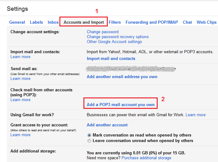 آموزش افزودن ایمیل هاست به gmail