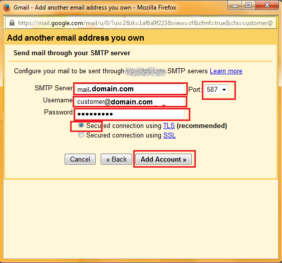 آموزش افزودن ایمیل هاست به gmail