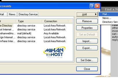آموزش افزودن ایمیل هاست به Outlook