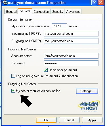 آموزش افزودن ایمیل هاست به Outlook
