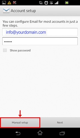 تنظیم اکانت ایمیل برای گوشیهای اندروید Android