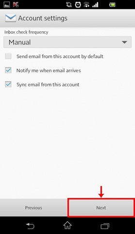 تنظیم اکانت ایمیل برای گوشیهای اندروید Android