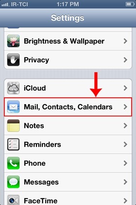 تنظیم اکانت ایمیل هاست روی گوشیهای آیفون iOS