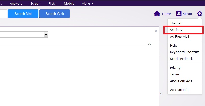 آموزش افزودن ایمیل هاست به yahoo