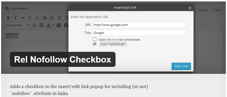 rel nofollow - سئوی وردپرس