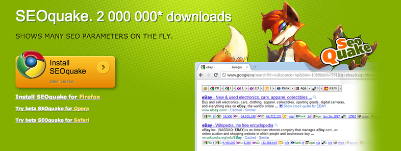 seoquake-سئوی وردپرس