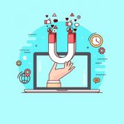 re-concept-for-digital-marketing-social-campaign چگونه تأثیرگذاران کلیدی می توانند بر وب سایت شما تاثیری مثبت داشته باشند