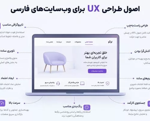 اصول طراحی UX برای وبسایتهای فارسی